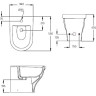 Биде IDEAL STANDARD Washpoint W811701