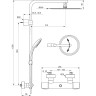 Душевая система IDEAL STANDARD IDEALRAIN LUXE A6246AA