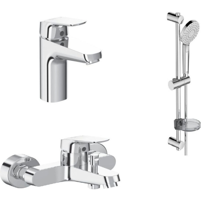 Комплект смесителей IDEAL STANDARD Ceraflex «3 в 1» BD001AA, хром