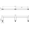 Полотенцедержатель IDEAL STANDARD Connect E6985AA
