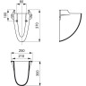 Полупьедестал IDEAL STANDARD OCEANE W306101