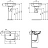 Раковина IDEAL STANDARD Tempo T056501