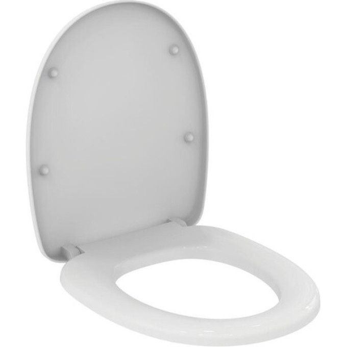 Сидение и крышка, дюропласт, стальные шарниры IDEAL STANDARD ECCO W302601