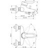 Смеситель для ванны IDEAL STANDARD CeraPlus B8208AA