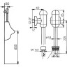 Смывное устройство IDEAL STANDARD B6928AA для писсуара