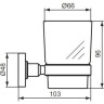 Стакан настенный IDEAL STANDARD IOM A9121AA